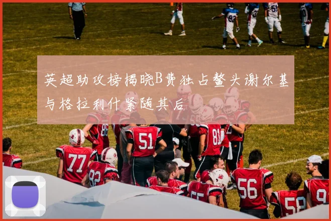 英超助攻榜揭晓B费独占鳌头谢尔基与格拉利什紧随其后
